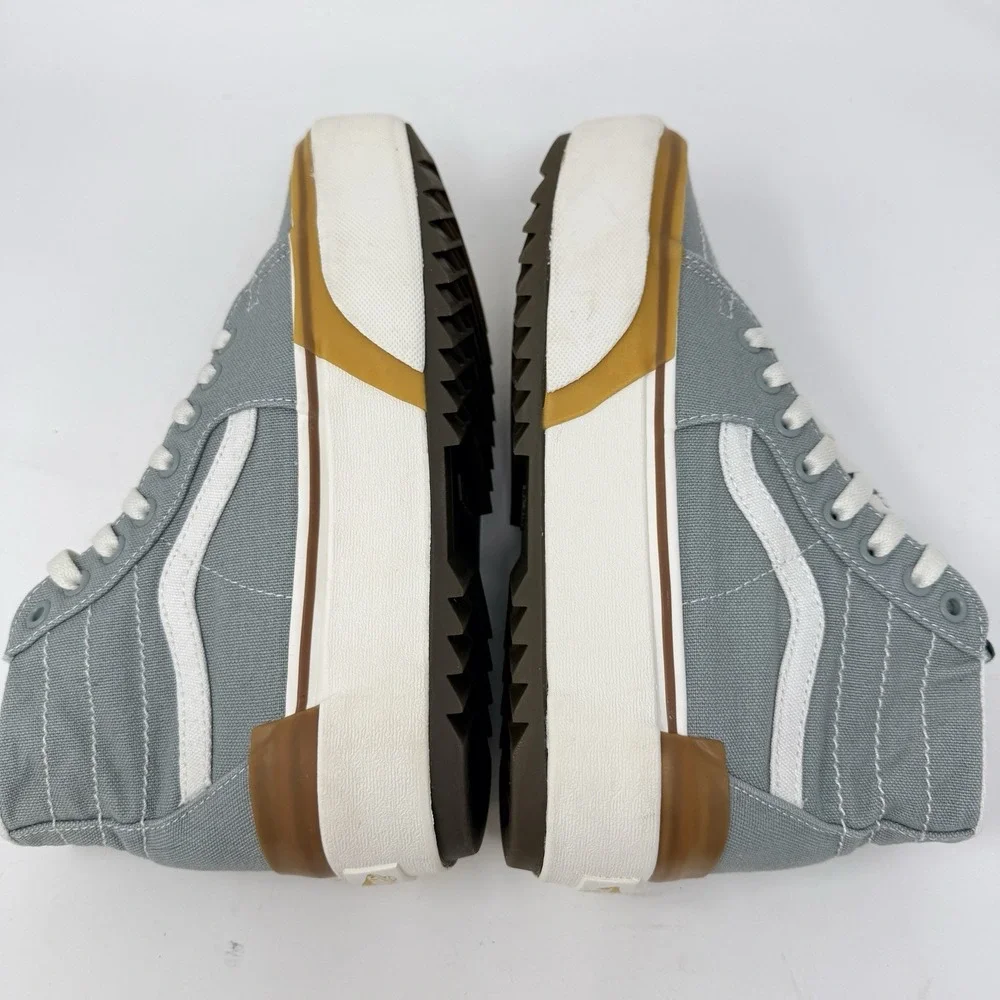 Vans Sk8-Hi Tapered Stacked Sneaker Shoes Green Milieu Gum Unisex M 6 W 7.5